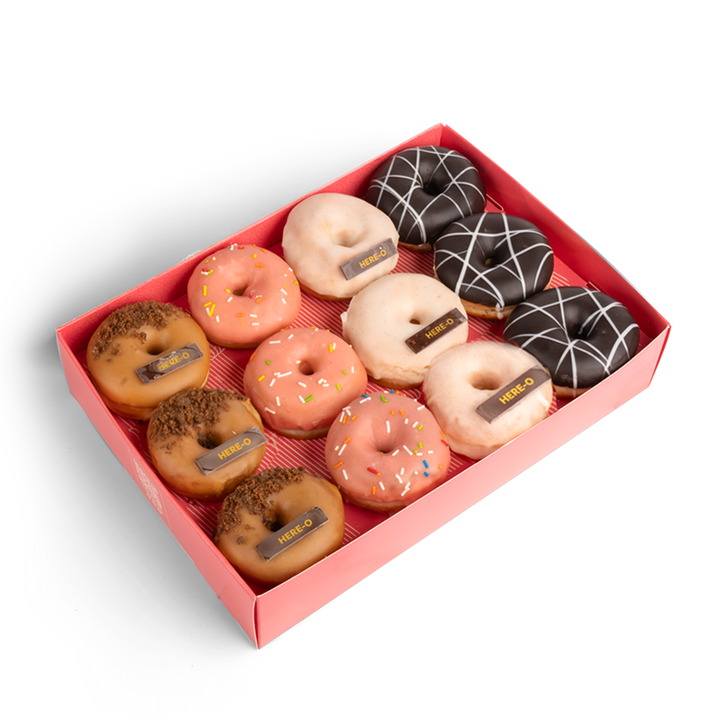 Mini Donut Ring Box 12pcs