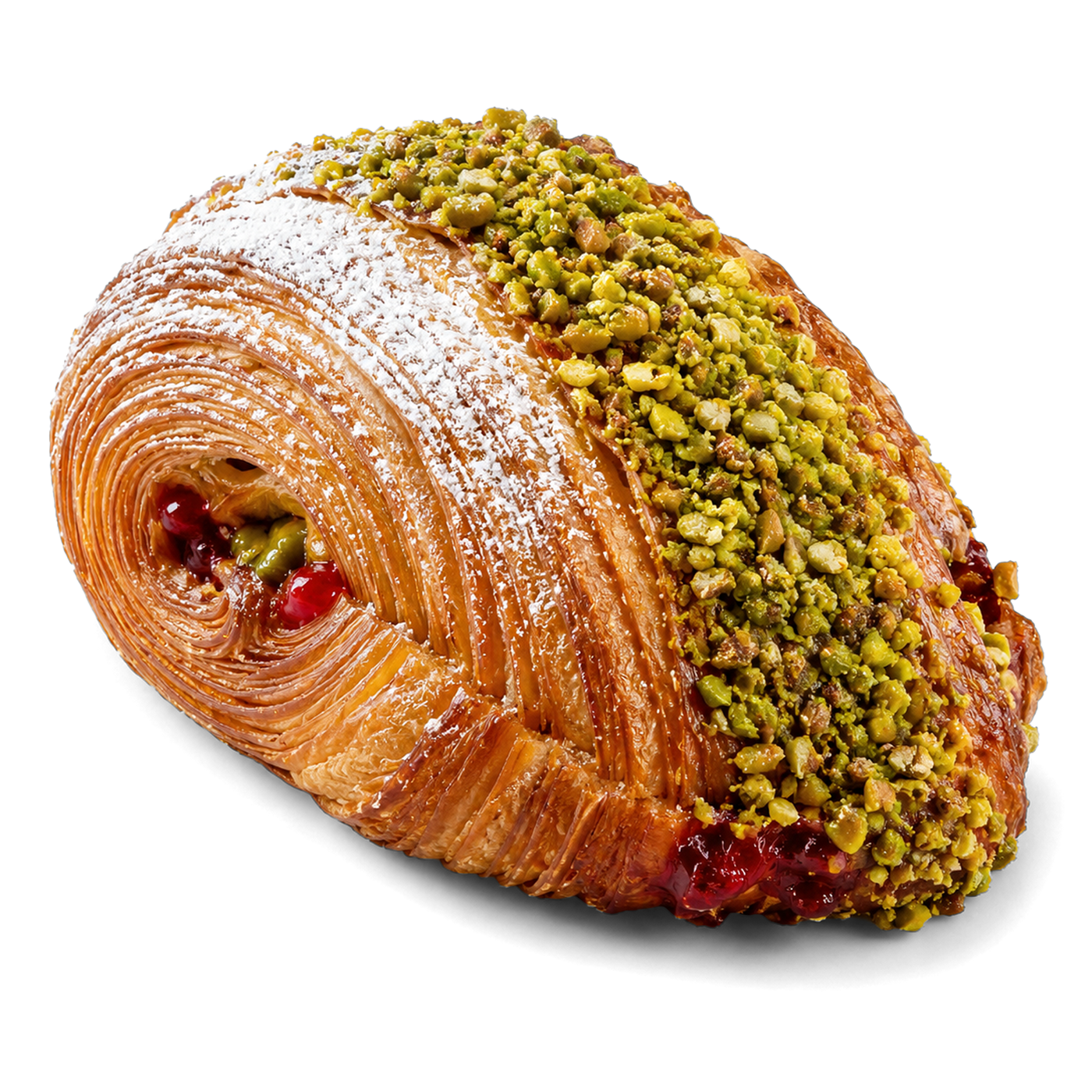 Pistachio Raspberry Pan Au Chocolat