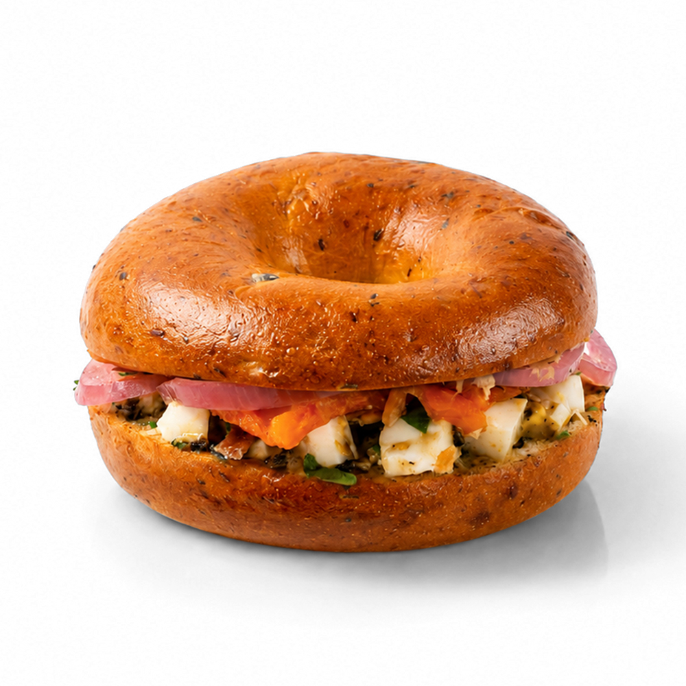 Caprese Bagel Sandwich