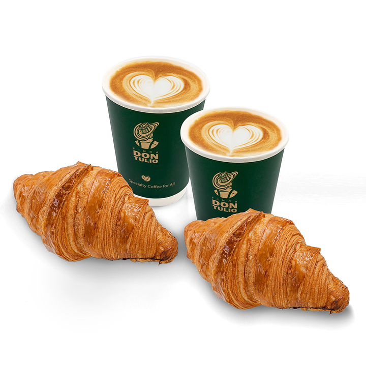 Croissant Double Up Coffee Combo