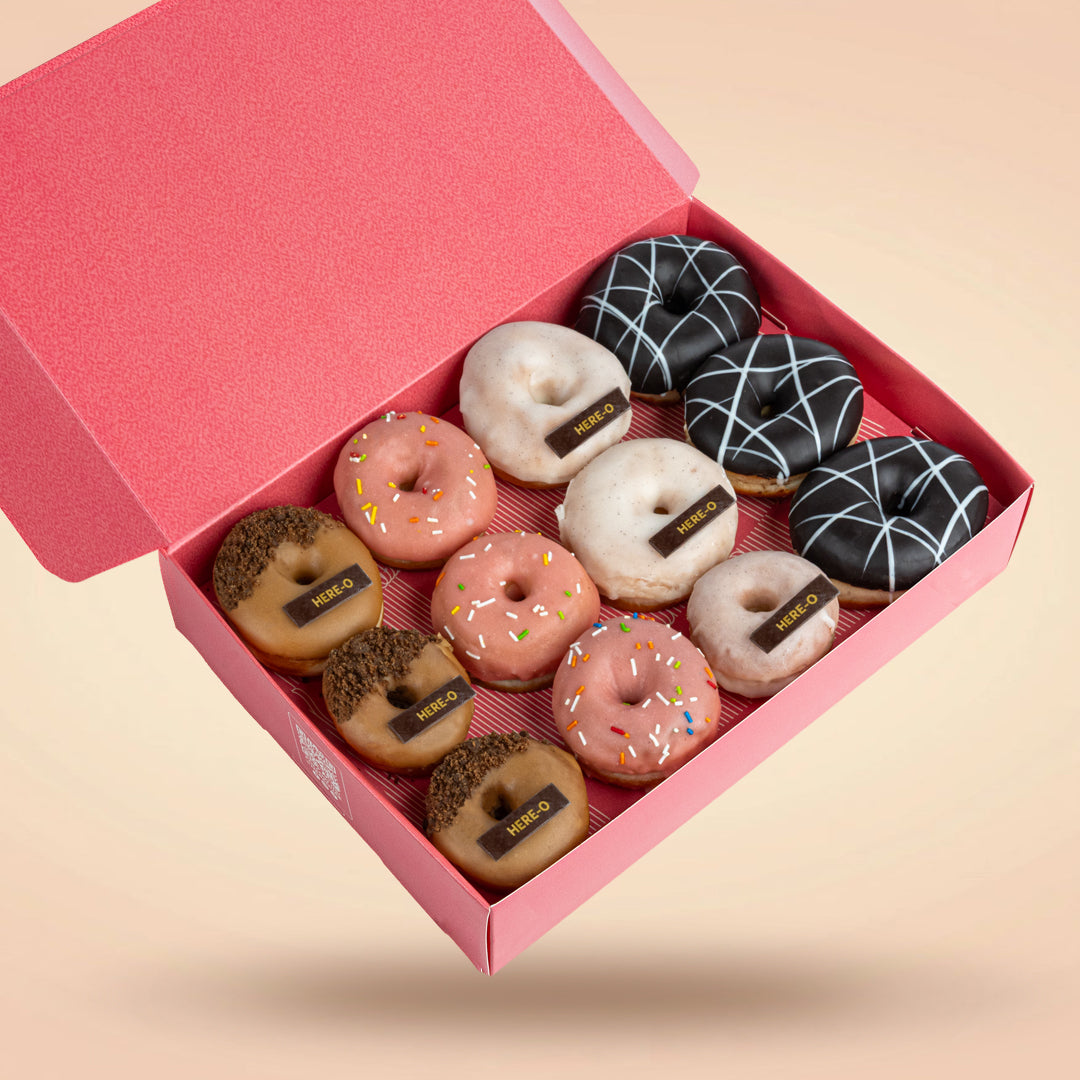 Mini Donut Ring Box 12pcs (promotion)