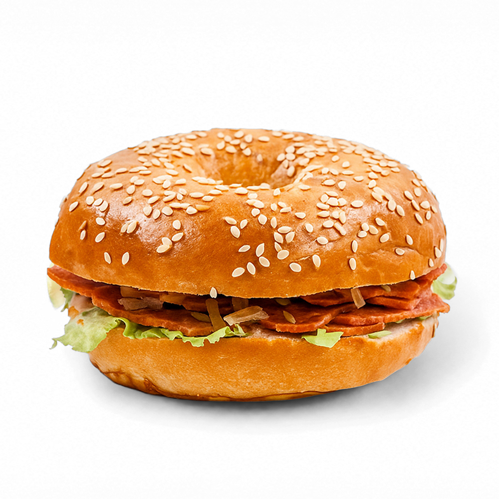 Sesame Bagel Meat Feast