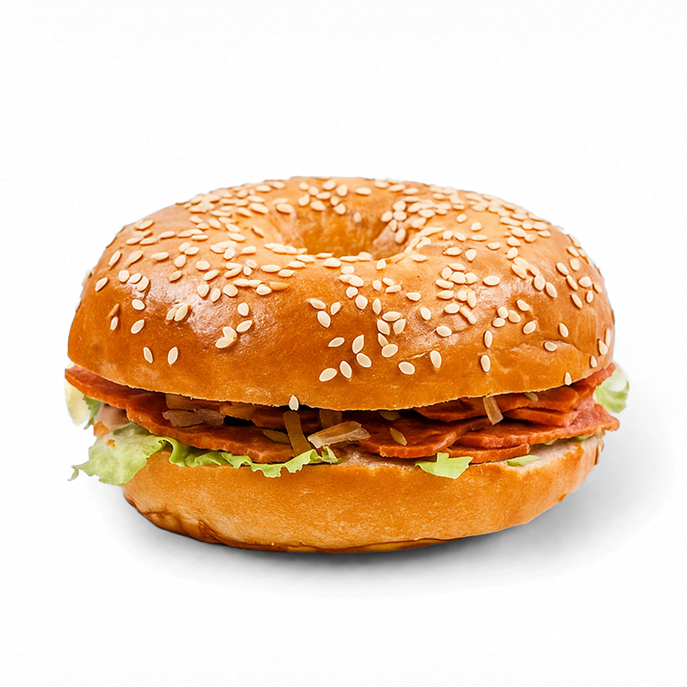 Sesame Bagel Meat Feast